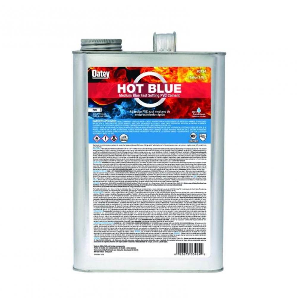 1 Gal Hot Blue Medium Pvc Cement