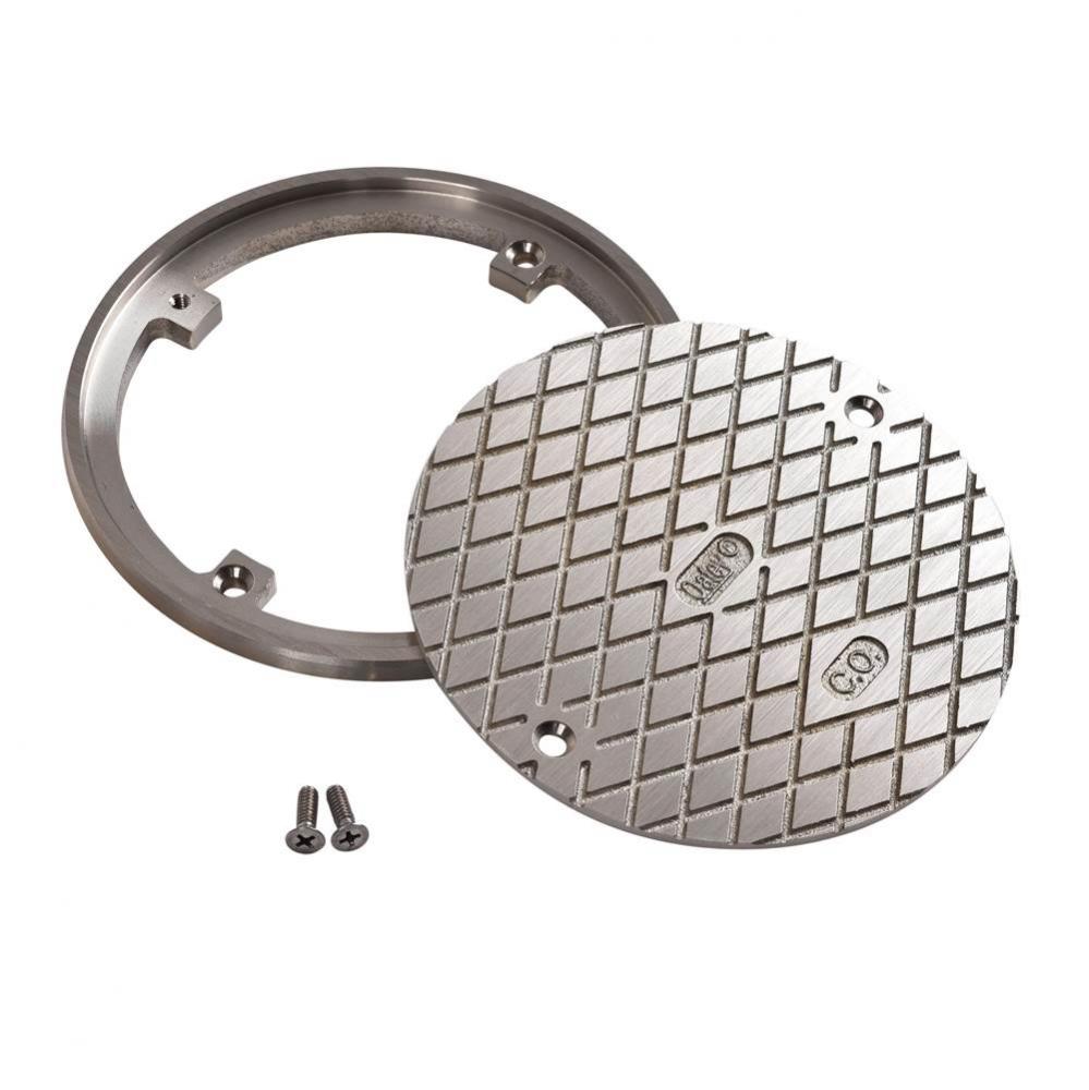 Cleanout Cover-6 In. Round Nickel Bronze And Ring