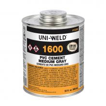Oatey 1636S - Gray Pvc Medium Body Cement Qt