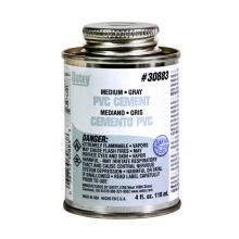 Oatey 30883 - 4 Oz Pvc Medium Gray Cement