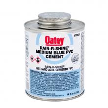 Oatey 30893 - 16 Oz Pvc Rain-R-Shine Blue Cement