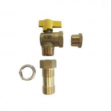 Oatey 37563 - 3/4 In Npt Gas Valve, Adapter,Test Plug, Locknut Only