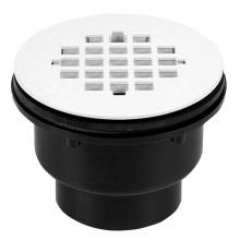 Oatey 42048 - 2 Part Abs Shower Drain W/Plastic Strainer