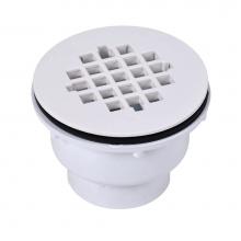 Oatey 42049 - 2 Part Pvc Shower Drain W/Plastic Strainer