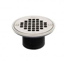 Oatey 42282 - Abs Round Barrel Only Polished Ss Screw In Strainer W/Ring