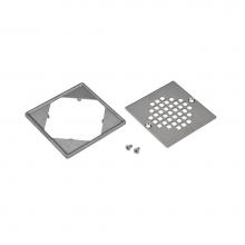 Oatey 42331 - Square Brushed Nickel Screw In Strainer W/Ring