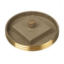 Oatey 42742 - 2 1/2 In. L.W. Brass Recessed Cleanout Plug