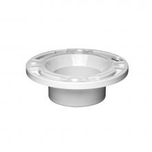 Oatey 43503 - Level Fit, 3X4 Hub Flange, Open, Pvc, W/Pl Ring