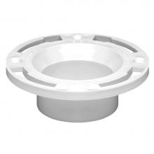 Oatey 43525 - 3-4 In. Long Pattern Level-Fit Flange W/O Cap Pvc