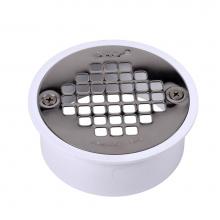Oatey 43567 - 4 In. Snap-In Drain W/Ss Strainer Pvc