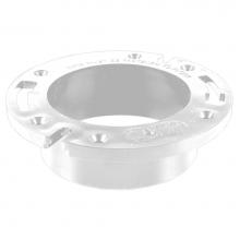 Oatey 43621 - Level-Fit, 4 Hub Flange, Open, Pvc, W/Pl Ring