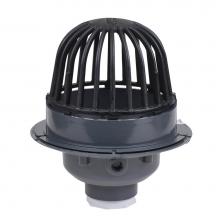 Oatey 78042 - 2 In. Pvc Roof Drain W/Cast Iron Dome  Dam Collar