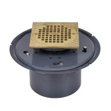 Oatey 72176 - 6 In Pvc Adjustable Drain W/6'' Nickel Strainer & Square Ring