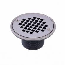 Oatey 42281 - Pvc Round Barrel Only Polished Ss Screw In Strainer W/Ring