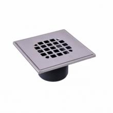 Oatey 42287 - Pvc Square Barrel Only Polished Ss Snap In Strainer W/Ring