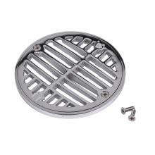 Oatey TSR5CR - Strainer-5 In. Round Chrome And Ring