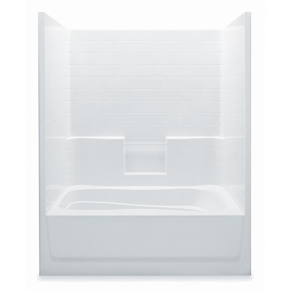 Gelcoat Smth Tile Tub-Shwr Whirlpool