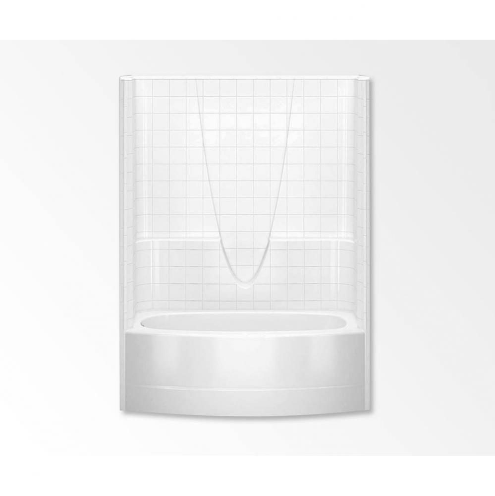 2603BSTM AFR One-Piece Tub Shower