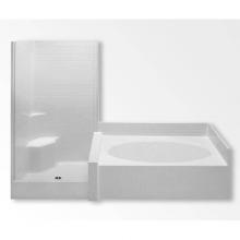 Aquatic AC003443-R-TO-WH - Darsey 10242S Tub Shower Suite