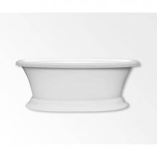 Aquatic AC003194-FC-AIS-WH - Carrington 7240Cf Freestanding Bathtub