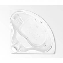 Aquatic AC003262-UNI-AWI-WH - Infinity 4 Corner Bathtub
