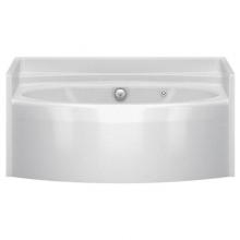 Aquatic AC003078-BC-WPV-WH - 6042BWCM AFR Alcove Bathtub