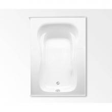 Aquatic AC003273-L-AIB-WH - Marratta 1X Alcove Bathtub