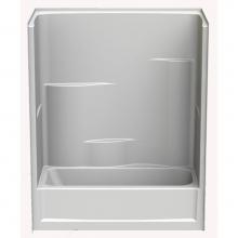 Aquatic 260330SL-WH - Gelcoat Tub-Shwr