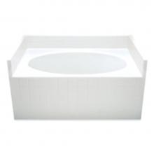 Aquatic 2603TWRWP-WH - Integrally Skirted Gelcoat Whirlpool