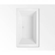 Aquatic AC003323-FC-AIS-WH - Soco 7242C Drop-in Bathtub