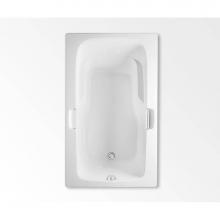 Aquatic AC003285-UNI-AIB-WH - Montrose II Stocking Drop-in Bathtub
