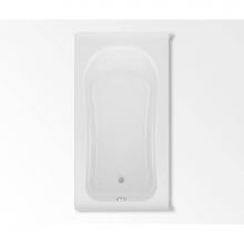 Aquatic AC003232-R-TO-WH - Dossi 30 Elements Alcove Bathtub
