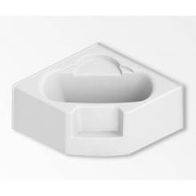 Aquatic AC003048-BC-WPV-WH - 2540CCS Corner Bathtub