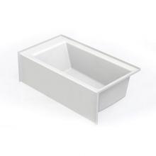 Aquatic AC003069-L-TO-WH - 6032SMINM AFR Alcove Bathtub