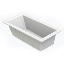Aquatic AC003068-UNI-WPV-WH - 6032DMIN Drop-in Bathtub