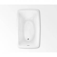 Aquatic AC003213-UNI-AIS-WH - Curve 6036 Drop-in Bathtub