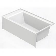 Aquatic 6036SMINRWP-BO - Alcove whirlpool tub