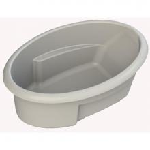 Aquatic 6042OVALWP-BO - Gelcoat Whirlpool