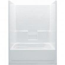 Aquatic 6042STMRWP-WH - Gelcoat Smth Tile Tub-Shwr Whirlpool; Above Floor Rough