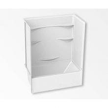 Aquatic AC003360-L-TO-WH - 260304PS Four-Piece Tub Shower