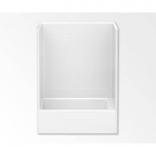 Aquatic AC003412-L-TO-WH - 6032STT One-Piece Tub Shower