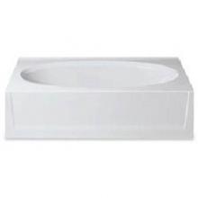 Aquatic AC003055-L-TO-WH - 2603OSN Alcove Bathtub
