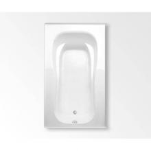 Aquatic AC003185-L-WPL-WH - Cariani Elements Alcove Bathtub