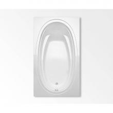Aquatic AC003108-UNI-TO-WH - Alydar II Elements Drop-in Bathtub