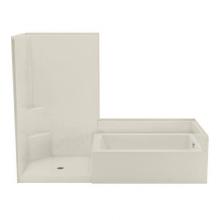 Aquatic AC003626-L-TO-BI - Darsey 10242STNSW Tub Shower Suite