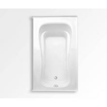 Aquatic AC003293-L-TO-WH - Novelli Elements Alcove Bathtub