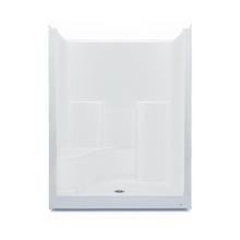 Aquatic AC003559-L-000-WH - 1603STSM AFR Alcove Shower