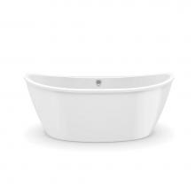 Aquatic AC003106-FC-TO-WH - Effie 6636CF AFR Freestanding Bathtub