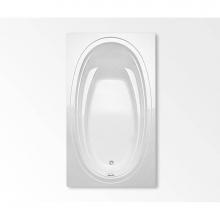 Aquatic AC003105-UNI-TO-WH - Alydar II 1X Drop-in Bathtub