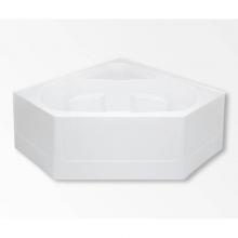 Aquatic AC003051-FC-TO-WH - 2600CCS Corner Bathtub